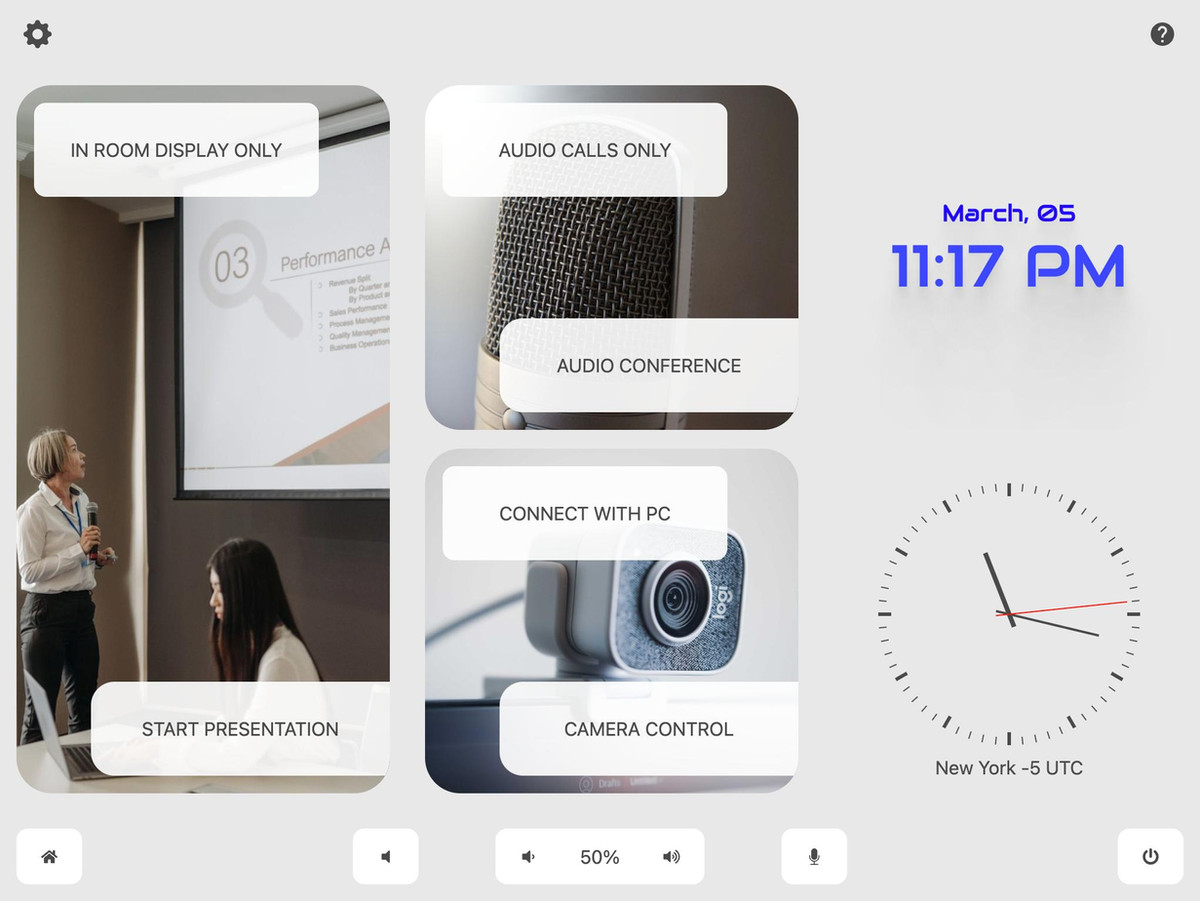 Bright Conference Space Template Main Page AVstudio