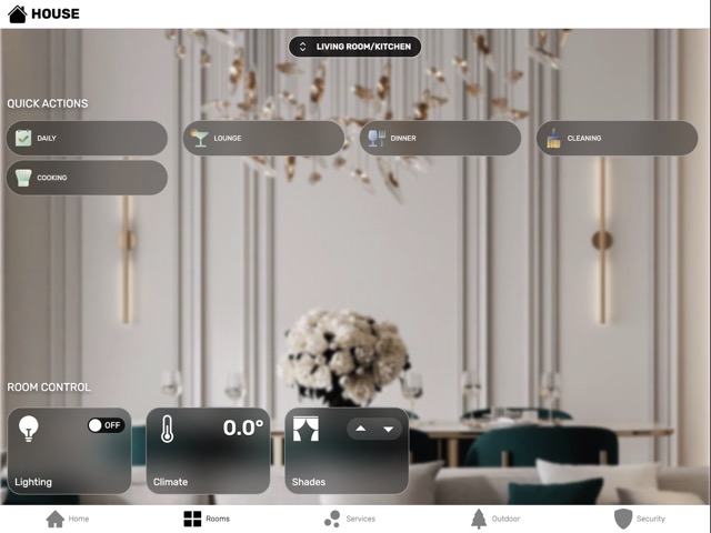Elegant Home Scene Control – AVstudio Demo by Artem Buslaev