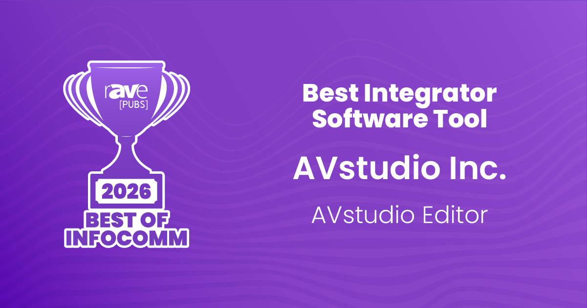 AVstudio Wins Best Integrator Software Tool at InfoComm 2026