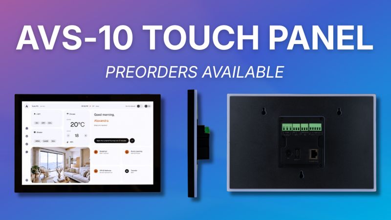 AVS-10 Touch Panel Available for Preorder